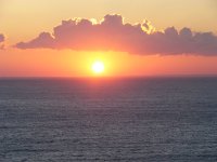 千貫門の夕日