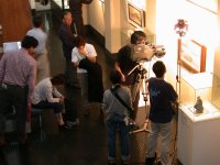 日本テレビ取材