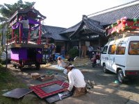 三省社まつり準備