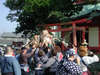 秋まつり獅子舞