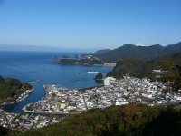 牛原山から松崎を望む