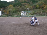 役場野球部「オークス」紅白戦