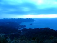 高通山山頂から