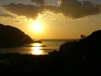 サンセットからの夕陽