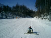 安曇村町民スキー教室