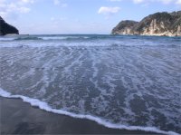今日の岩地海岸