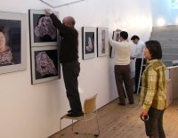 美術館特別展準備