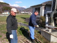 地域おこしの会花畑作業