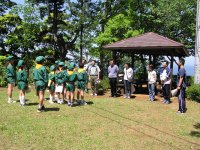 緑の少年団入団式