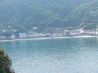 萩谷歩道からの岩地