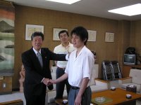 インターハイ出場表敬訪問