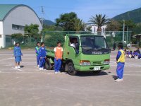 松崎中学校交通安全教室