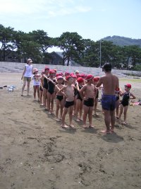 岩科小学校臨海学校