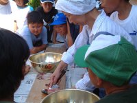 三聖塾ひもの作り