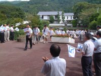 安曇村の子供たちが来庁しました