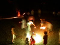 昨夜の建久寺子供会花火会