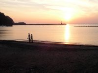 今日の松崎海岸の夕景