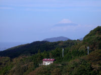 石部棚田からの富士山