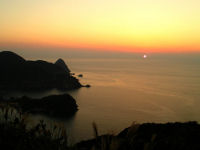 三浦海岸の夕景