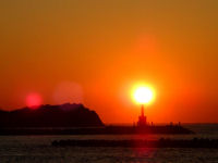 松崎海岸からの夕景
