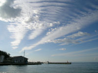 松崎海岸で見つけた雲