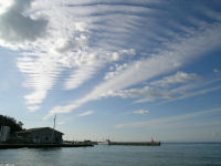 松崎海岸で見つけた雲