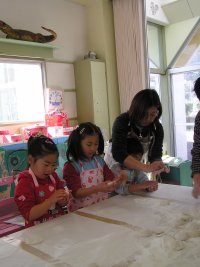 親子餅つき大会