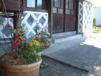 まち並み花飾り