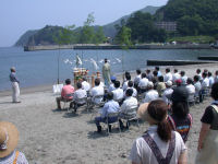石部海水浴場海開き