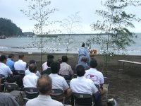 松崎海岸海上安全祈願式