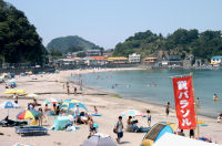 今日の岩地海水浴場