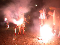 建久寺子供会花火