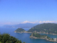 三浦歩道展望台からの景色