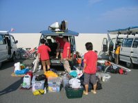 伊豆アドベンチャー準備風景