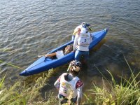 伊豆アドベンチャーレース、沼津河口近辺まで約２０Kmの川下