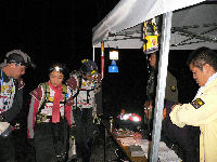 伊豆アドベンチャーレースチェックポイントの様子