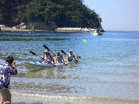 アドベンチャーレース最終種目のシュノーケリング