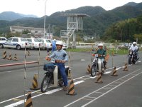 高齢者二輪車講習