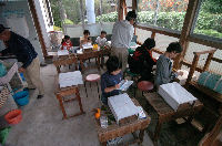 中川建久寺区灯籠作成