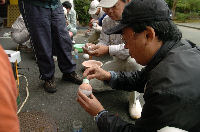 蔵つくり隊”泥団子つくり”