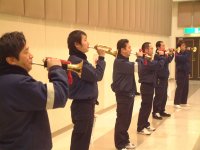 ラッパ隊訓練