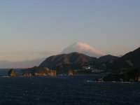 日の出時の富士山
