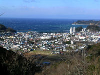 牛原山中腹からの風景