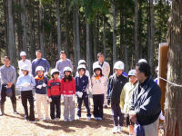 牛原山植栽・植菌活動