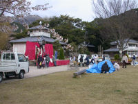 明日は中川三聖まつり 明日は中川三聖まつり