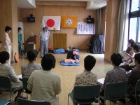 日赤奉仕団救命講習 日赤奉仕団救命講習
