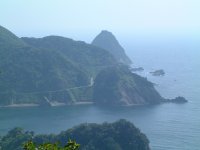 岩地大峰付近