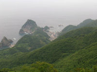 高通山山頂からの風景