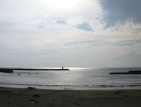 今日の松崎海水浴場 今日の松崎海水浴場