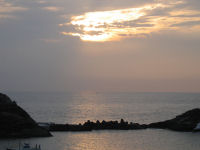 昨日の夕日 昨日の夕日